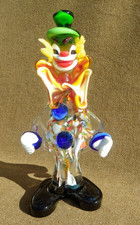 CLOWN EN VERRE DE MURANO - H 