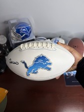 Logo Detroit Lions autografato