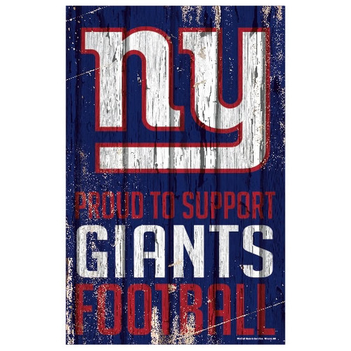 Insegna new york giants - insegna, 11x17