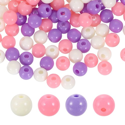 Perline acriliche tonde 6mm - ,
