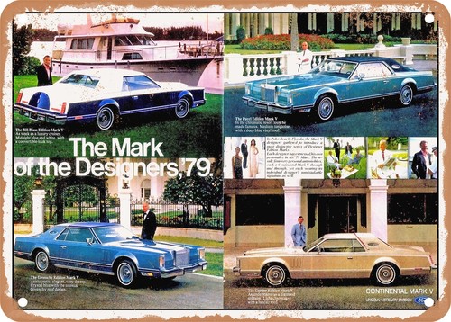 Insegna metallo 1979 - 1979, lincoln