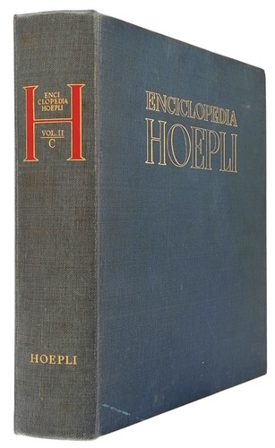 Enciclopedia hoepli volume - enciclopedia, ii