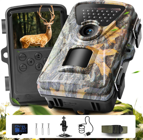 Wildlife camera 60mp trail - 4k,