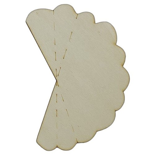 Sagoma legno abete - in, 3d