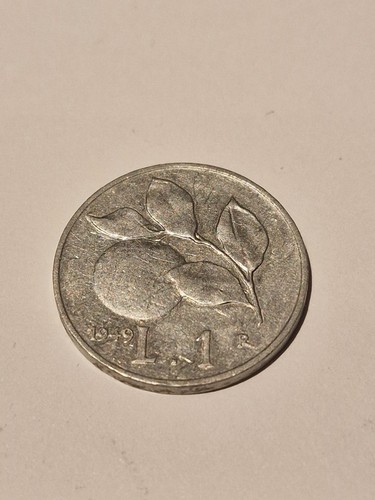 Moneta lira 1949 - 1,