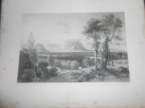 1850 incisione acciaio - su,