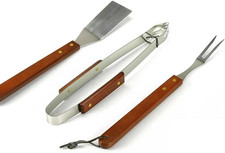 Set Barbecue Inox 3 Pezzi