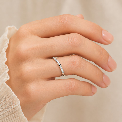 Fede nuziale donna - da, fine