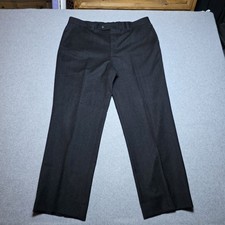 Pantaloni eleganti Bozzalla & Lesna lana neri uomo 38 carriera business pantaloni formali 