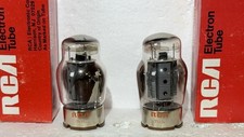 NOS Coppia Tubi Piastra Grigio Foro RCA 6550 (3) con Scatole Orig Test TV7 Molto Forte 💪