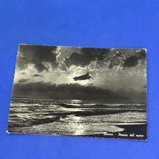 RIMINI POESIA DEL MARE CARTOLINA bianco e nero
