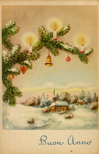 Cartolina buon natale - cartolina, gesù