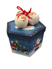 14 Sfere Decorate Babbo Natale