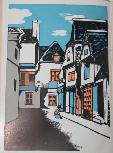 Art lino print linocutting - art,