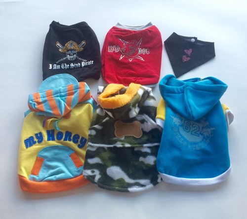 Lotto abbigliamento cani 6pz - lotto,