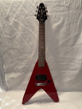 Epiphone VeeWee Flying V Mini Youth Chitarra Elettrica Rossa con Borsa Gig e Cavo