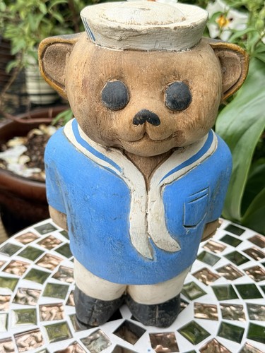Hand carved wood folk - wood,