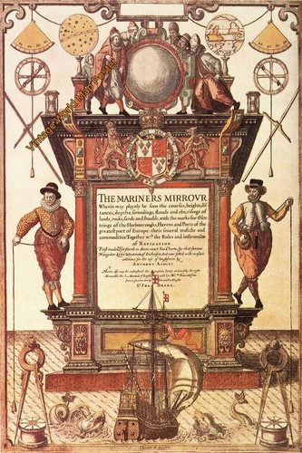 Poster vintage 1588 mappa del