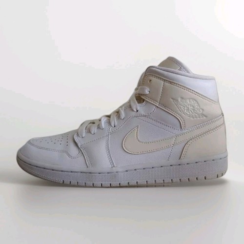 Nike air jordan mid - air, "bianco