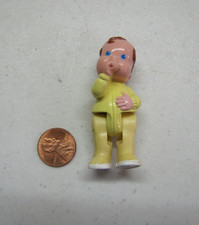 FISHER PRICE Loving Family Dream casa delle bambole BABY BOY GIALLO DORMIENTE ventosa pollice