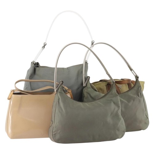 Prada hand bag nylon set - prada, 5