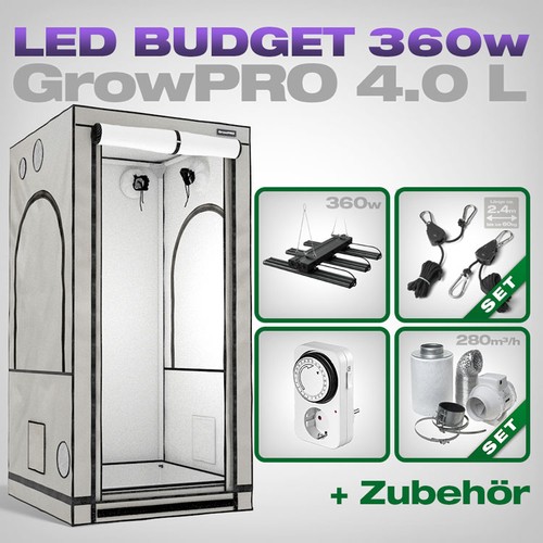 Led growbox set completo - led,