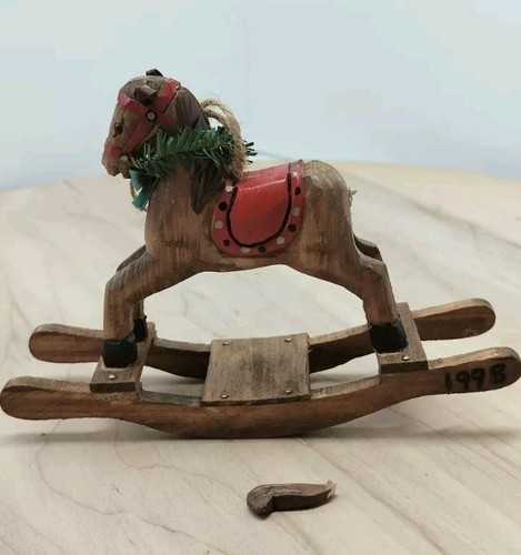 Ornamento cavallo dondolo - ornamento, a