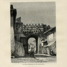 Stampa Antica 1875 = ROMA =