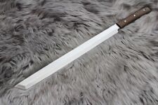 CUSTOM HANDMADE TRADITIONAL NINJATO SWORD WITH LEATHER SHEATH GIFT FOR LOVED.