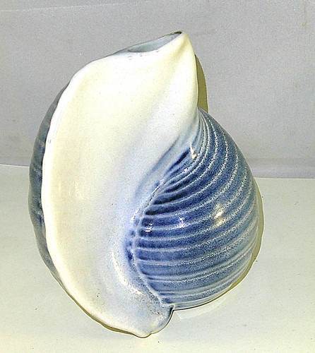 Vaso goebel conchiglia blu - goebel,