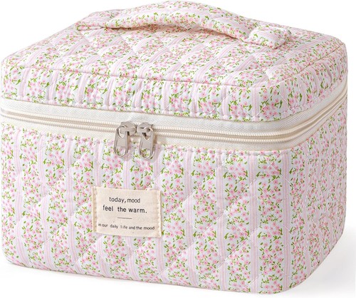 Borsa grande trapuntata trucco