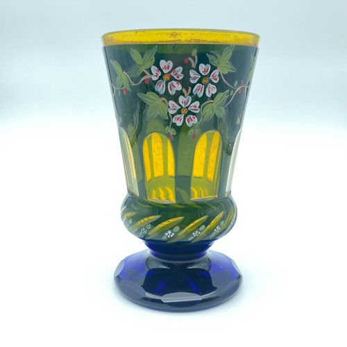 Vaso boemo blu - , sovrapposizione