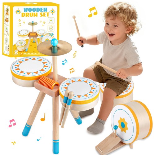 Tamburo montessori per bambini - tamburo,