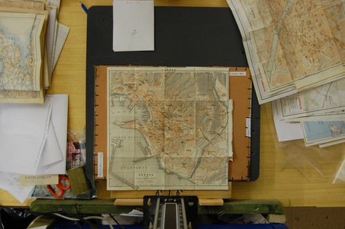 Antica stampa originale mappa - stampa,