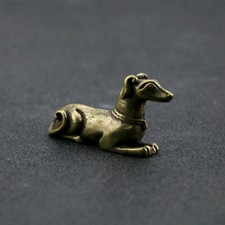 Statuina cane ottone massiccio