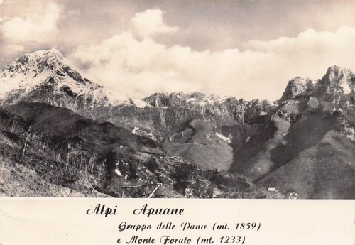 0717 cartolina lucca alpi - 0717),