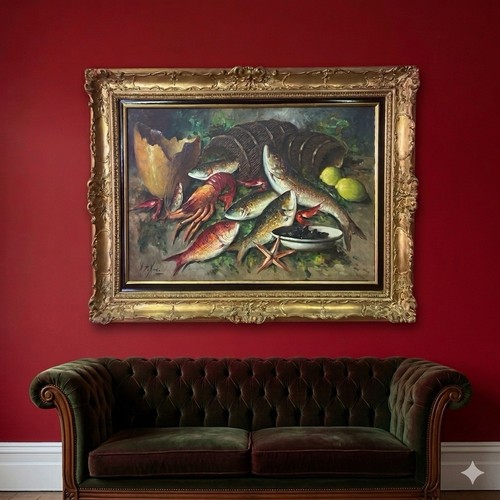 Quadro dipinto olio tela - su,