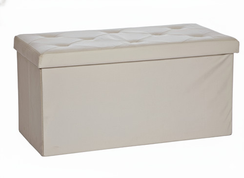 Pouf contenitore pieghevole - contenitore,