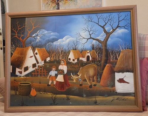 Dipinto raffigurante - , un