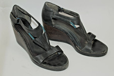 Scarpe donna CAMPER taglia 7,5 Europa 38 pelle nera S9346