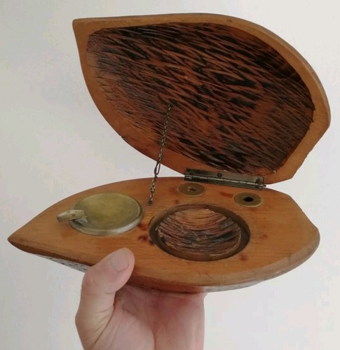 Antico posacenere legno - antico,