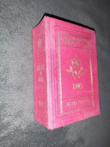 Almanach gotha 1908 nobilta - de,