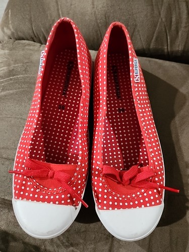 Superga donna rosso pois - rosso, a