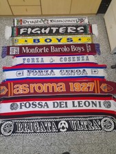 Sciarpe ultras BANCARELLA calcio Juventus Udinese Parma Roma Genoa Milan 9 pezzi