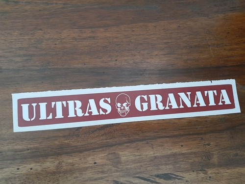Adesivo sticker ultras - adesivo, granata