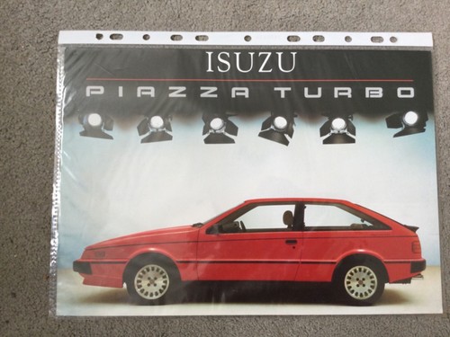 Isuzu piazza turbo 1985 - isuzu,