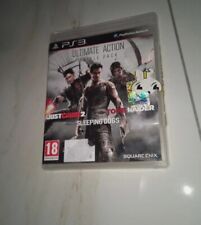 PS3 ULTIMATE ACTION TRIPLE PACK Sleeping dogs just cause 2 tomb raider + LEGGI