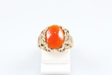 Anello 18 Carati Oro Corniola