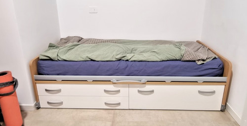 Letto singolo contenitore - , con