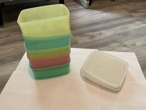 Set vtg tupperware pastel - set,